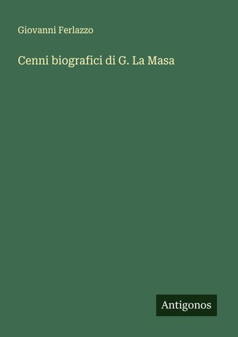 Cenni biografici di G. La Masa