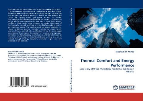 Thermal Comfort and Energy Performance
