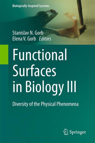 Functional Surfaces in Biology III