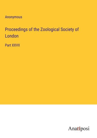 Proceedings of the Zoological Society of London