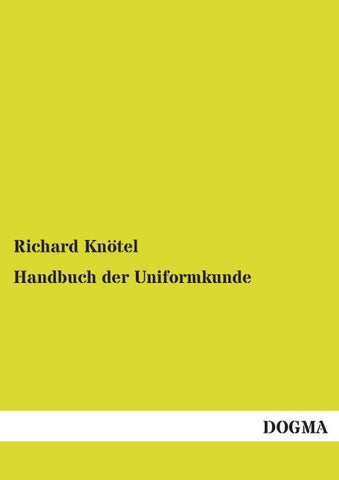 Handbuch der Uniformkunde