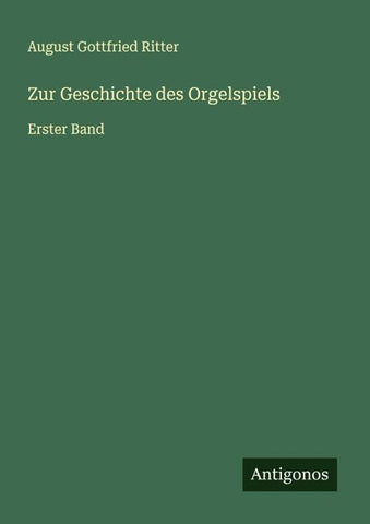 Zur Geschichte des Orgelspiels