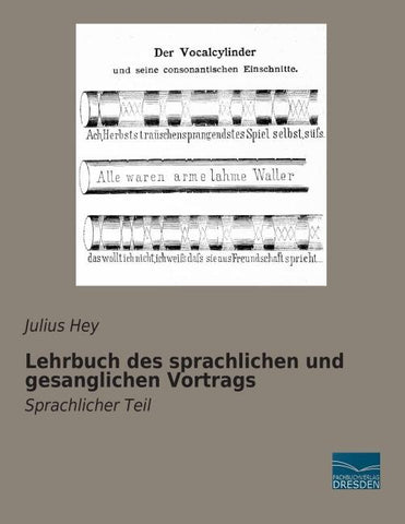 Lehrbuch des sprachlichen und gesanglichen Vortrags