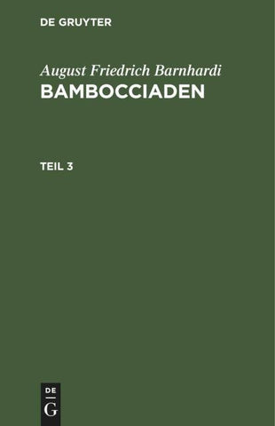Bambocciaden. Teil 3