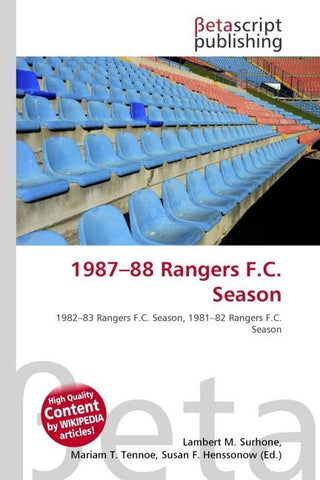 1987-88 Rangers F.C. Season