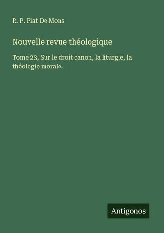 Nouvelle revue théologique