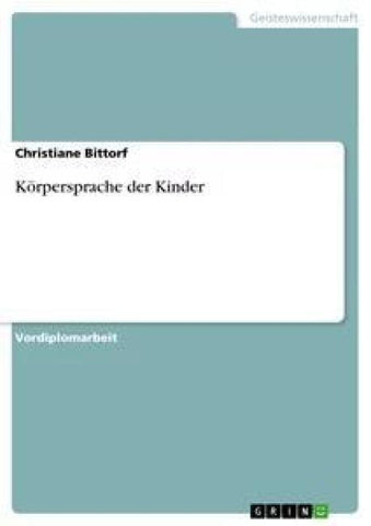 Körpersprache der Kinder
