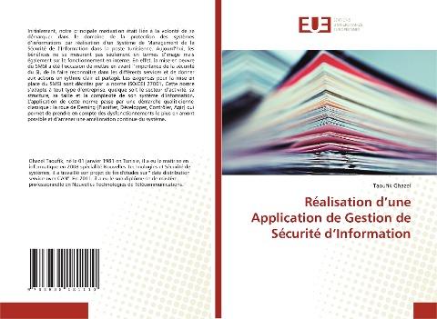 Réalisation d'une Application de Gestion de Sécurité d'Information