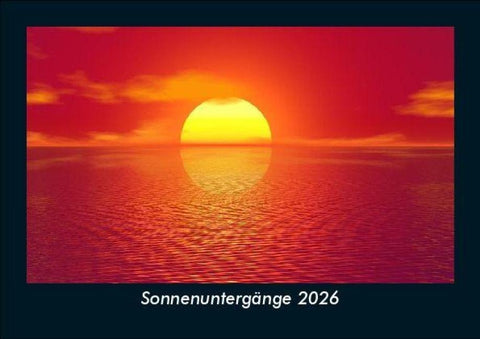 Sonnenuntergänge 2026 Fotokalender DIN A5