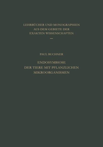 Endosymbiose der Tiere mit Pflanzlichen Mikroorganismen