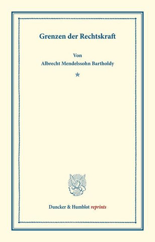 Grenzen der Rechtskraft.