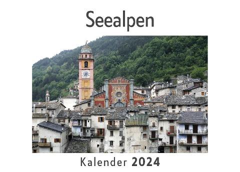 Seealpen (Wandkalender 2024, Kalender DIN A4 quer, Monatskalender im Querformat mit Kalendarium, Das perfekte Geschenk)