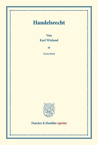 Handelsrecht.