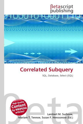 Correlated Subquery