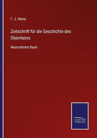 Zeitschrift für die Geschichte des Oberrheins
