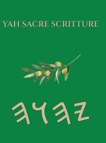 Yah Sacre Scritture