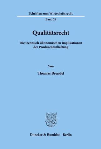Qualitätsrecht.