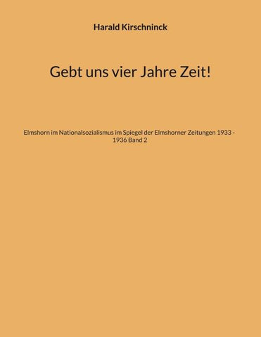 Gebt uns vier Jahre Zeit!