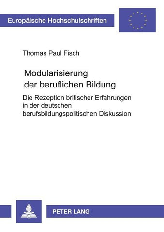Modularisierung der beruflichen Bildung