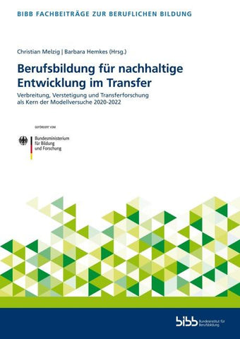 Berufsbildung für nachhaltige Entwicklung im Transfer