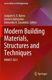 Modern Building Materials, Structures and Techniques