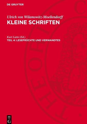 Lesefrüchte und Verwandtes