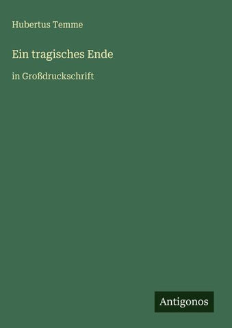 Ein tragisches Ende