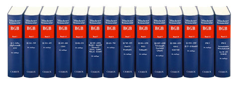 Münchener Kommentar zum Bürgerlichen Gesetzbuch Gesamtwerk. BGB