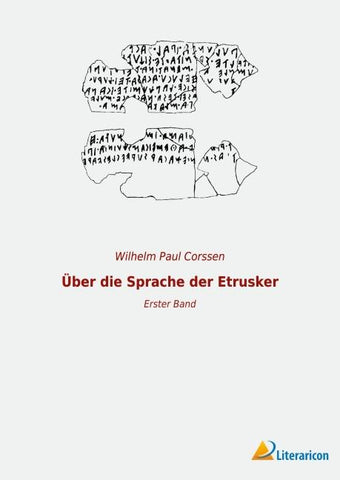 Über die Sprache der Etrusker