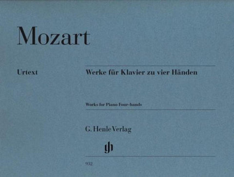 Wolfgang Amadeus Mozart - Werke für Klavier zu vier Händen