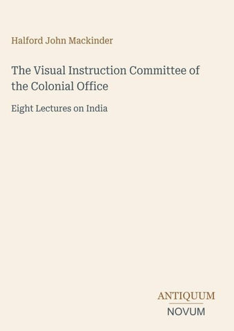 The Visual Instruction Committee of the Colonial Office