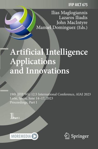 Artificial Intelligence Applications and Innovations