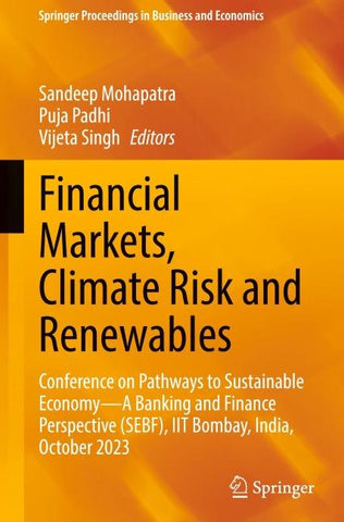 Financial Markets, Climate Risk and Renewables