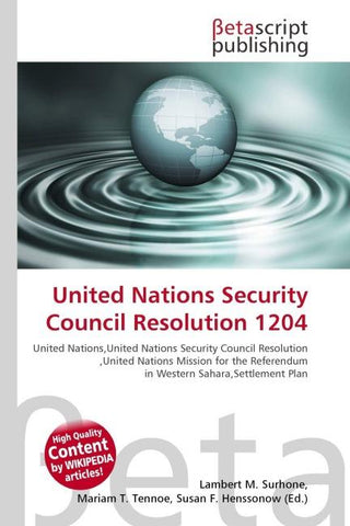 United Nations Security Council Resolution 1204