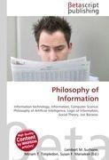 Philosophy of Information