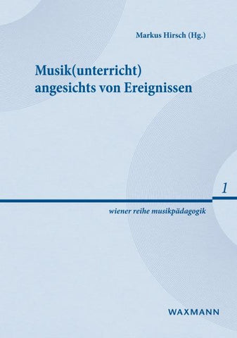Musik(unterricht) angesichts von Ereignissen