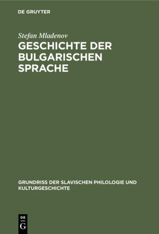 Geschichte der bulgarischen Sprache