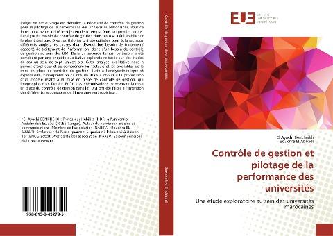 Contrôle de gestion et pilotage de la performance des universités