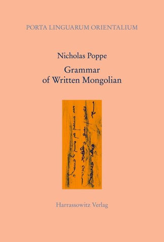 Grammar of Written Mongolian
