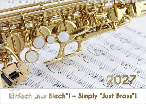 Blech-Instrumente – Musik-Kalender 2027, DIN A3