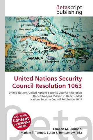 United Nations Security Council Resolution 1063