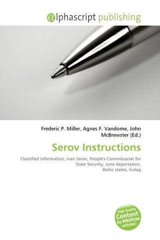 Serov Instructions