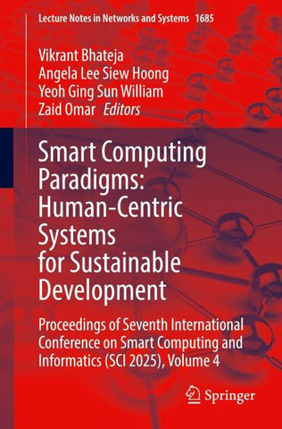 Smart Computing Paradigms: Human-Centric Systems for Sustainable Development