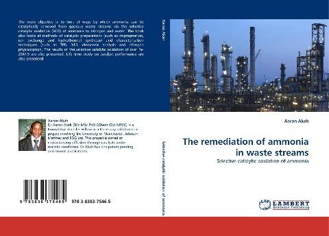 The remediation of ammonia in waste streams