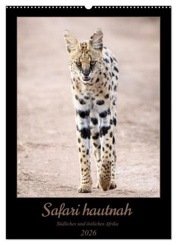 Safari hautnah - Südliches und östliches Afrika (Wandkalender 2026 DIN A2 hoch), CALVENDO Monatskalender
