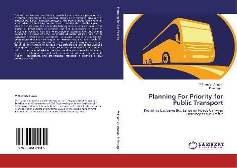 Planning For Priority for Public Transport