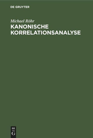 Kanonische Korrelationsanalyse