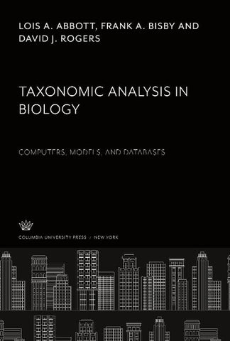 Taxonomic Analysis in Biology