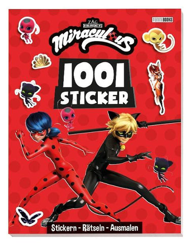 Miraculous: 1001 Sticker: Stickern – Rätseln – Ausmalen