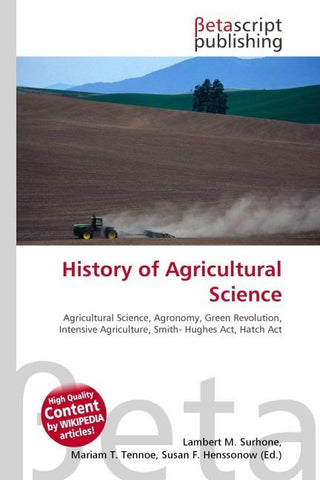 History of Agricultural Science